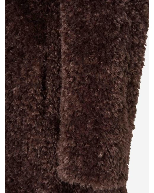 Herno Brown Teddy Coat