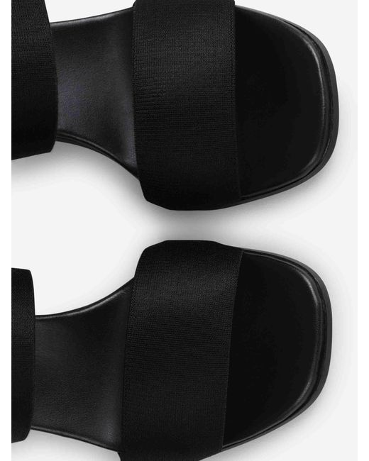 Max Mara Black Ankle-Strap Sandals