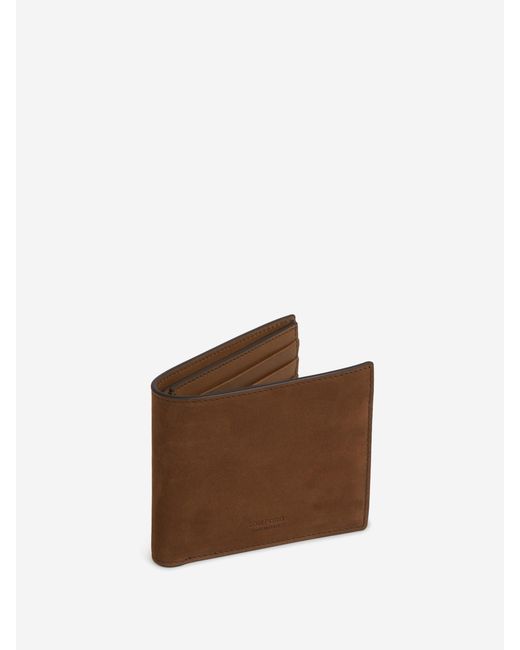 Tom Ford Brown Nubuck Folding Wallet for men