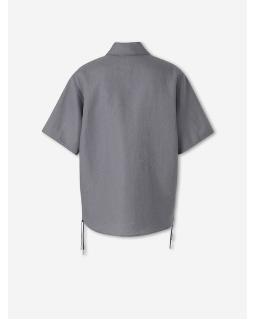 Peserico Gray Elegant Shirt