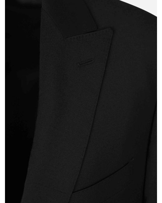 SCABAL® Black Formal Wool Suit for men