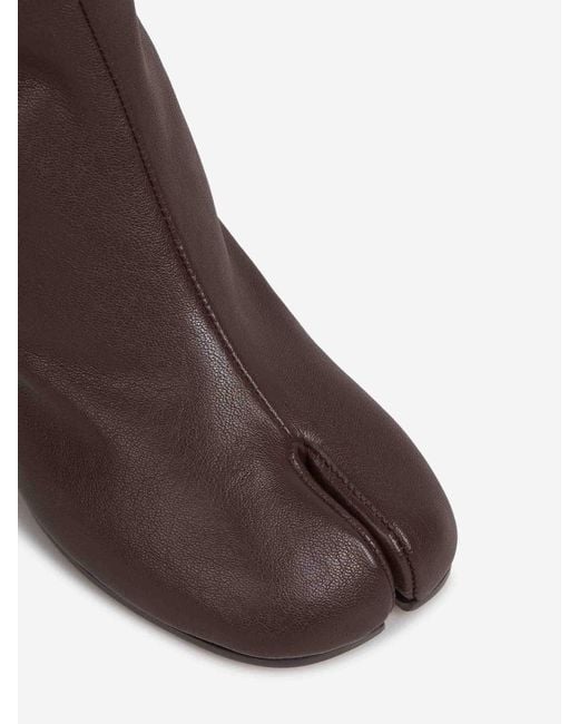 Maison Margiela Brown Tabi Boots