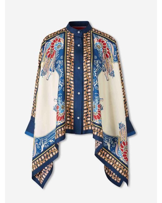 Chemise Foulard LaDoubleJ en coloris Blue