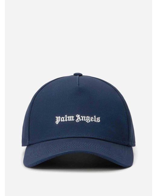 Palm Angels Blue Logo Cap for men