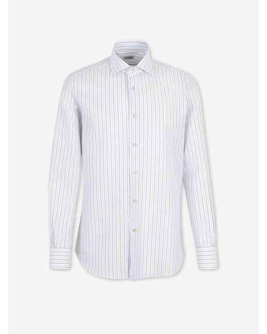 Santa Eulalia White Long Sleeve Shirt for men
