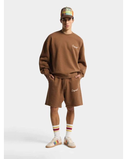 DSquared² Natural Cotton Logo Shorts for men