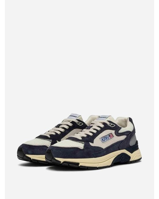 Autry Blue Hyperway Low Sneakers for men