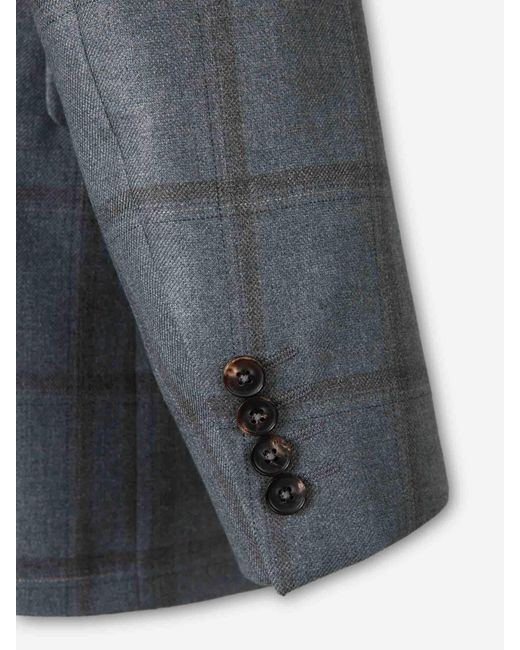 Canali Gray Blazer Straight for men