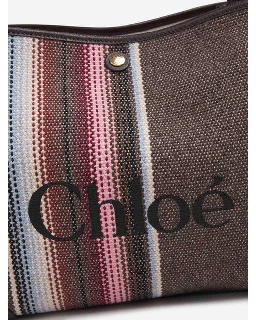 Borsa Clover Cabas di Chloé in Multicolor