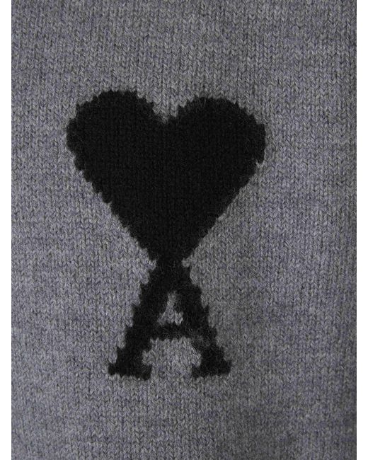Pull À Col Roulé AMI pour homme en coloris Gray