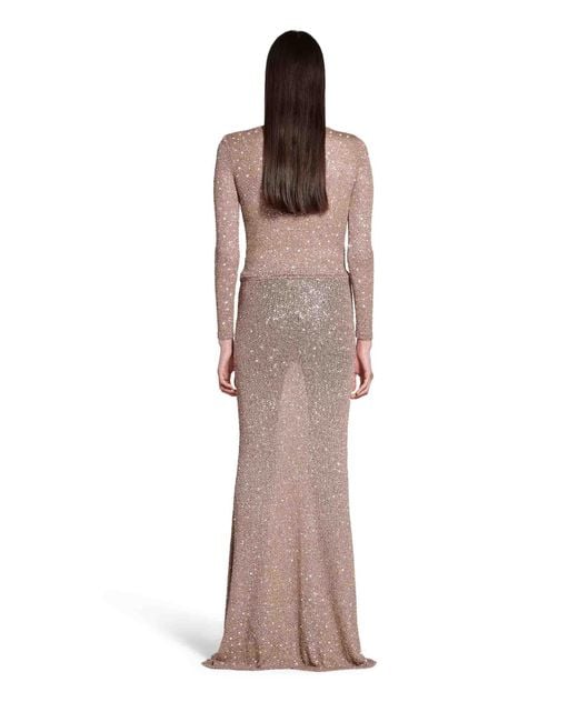 Jupe Longue À Sequins Balenciaga en coloris Pink