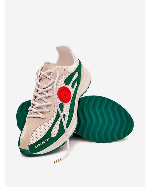Casablanca Green Sneakers Stade for men