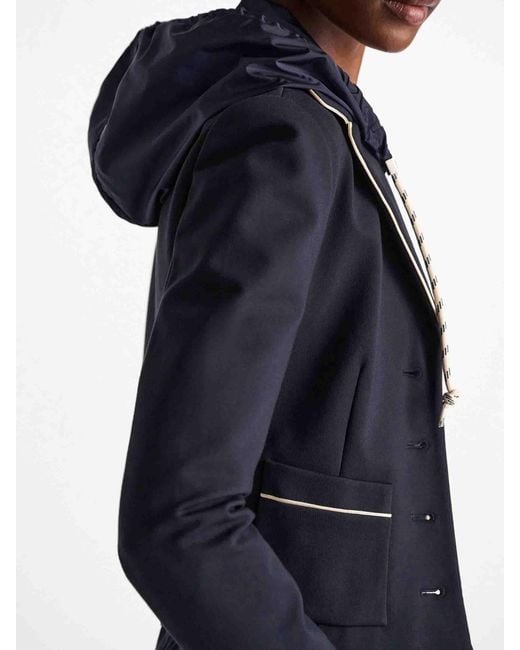 Dorothee Schumacher Blue Blazer Cropped