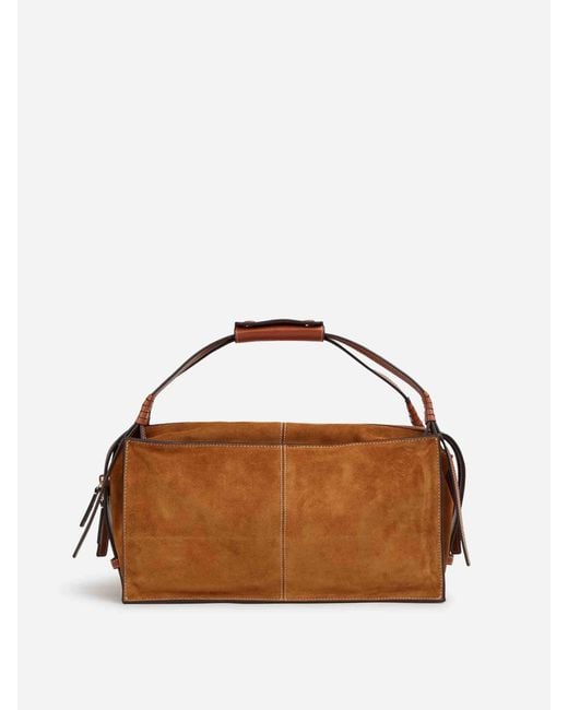 Staud Brown Harold Suede Bag