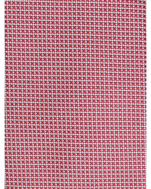 Corbata Texturizada Seda Petronius de hombre de color Pink