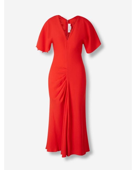 Victoria Beckham Red Dress