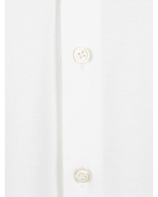 Santa Eulalia White Cotton Dress Shirt for men