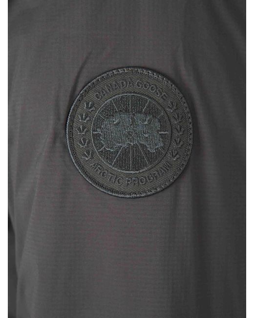 Canada Goose Gray Short Feather Puffer Lodge for men