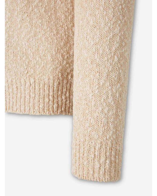 Zanone Natural Cotton Knit Cardigan for men
