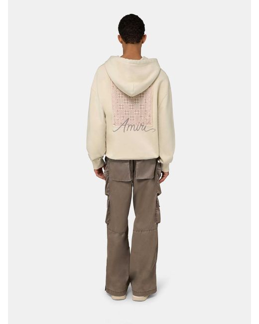 Amiri Natural Ma Quad Hoodie for men