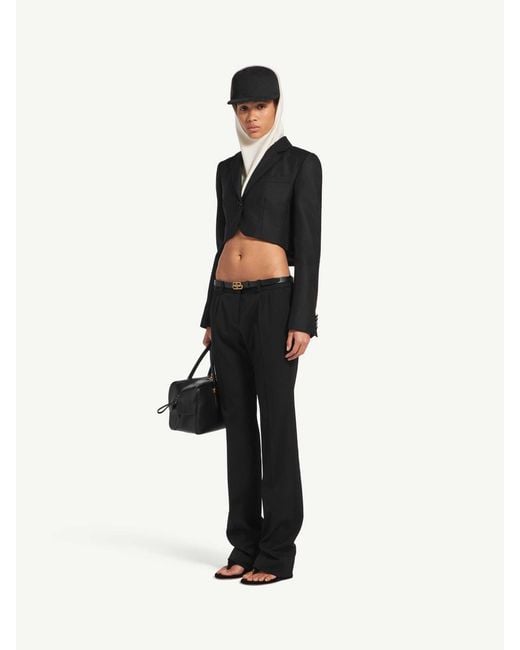 Balenciaga Black Blazer Cropped