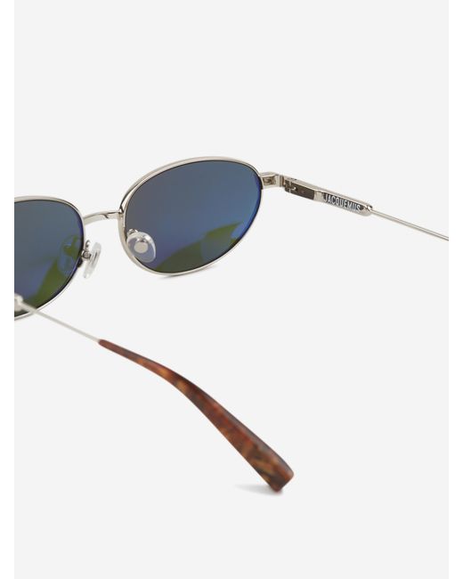 Jacquemus Green Oval Sunglasses for men
