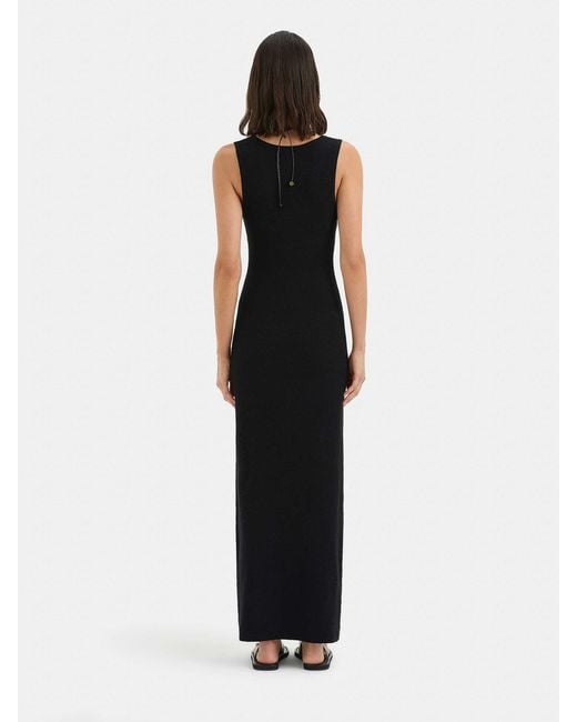 Vestido Chiara Midi Sir de color Black