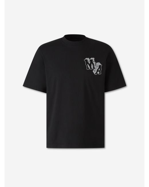 Amiri Black Short Sleeve T-Shirt for men