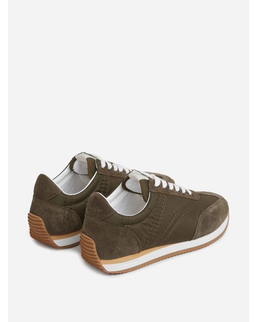 Totême Green Monogram Sneakers