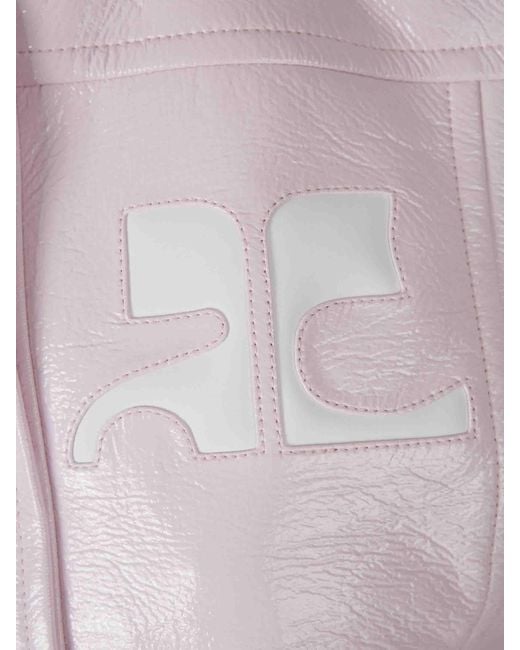 Courreges Pink Vinyl Jacket Reissue
