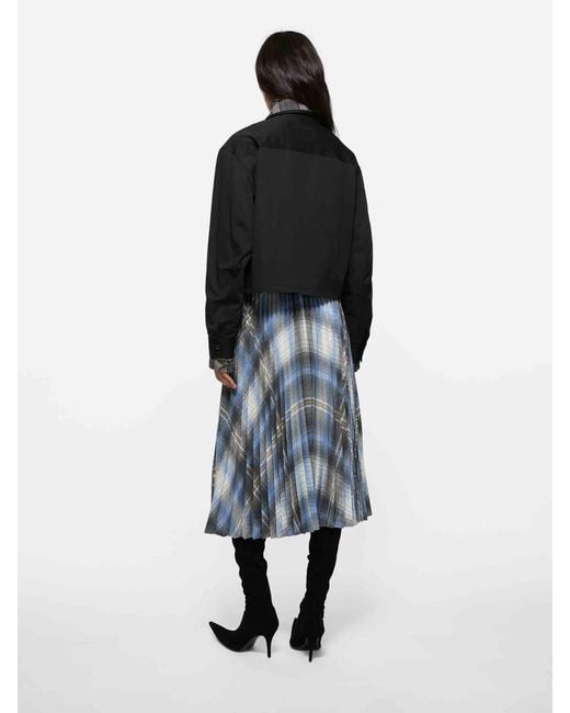 Acne Black Double Layer Casual Jacket