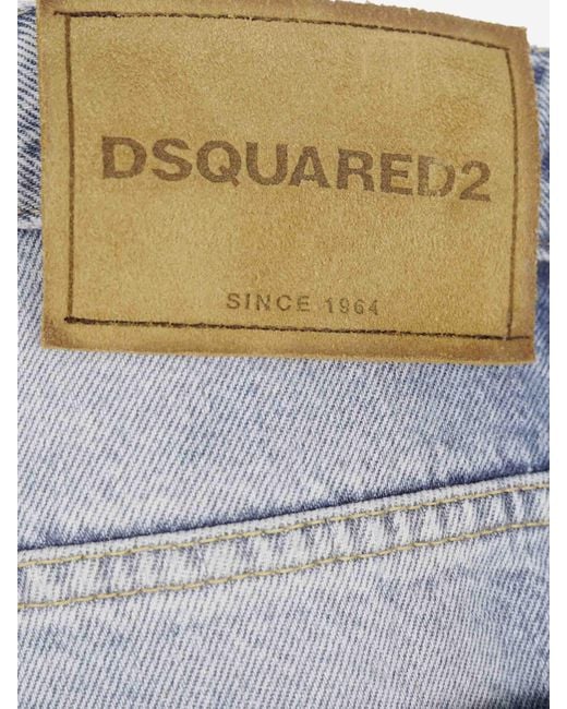 DSquared² Blue Bro Straight Jeans for men