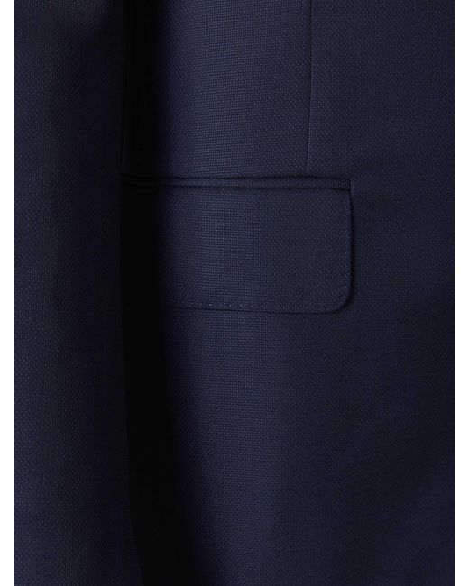 Canali Blue Wool Blazer