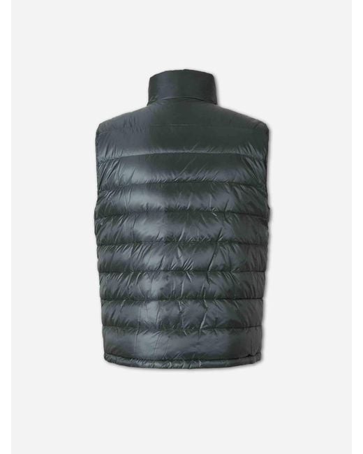 Herno Blue Polyamide Down Vest for men