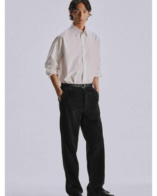 The Row White Tomek Plain Shirt for men