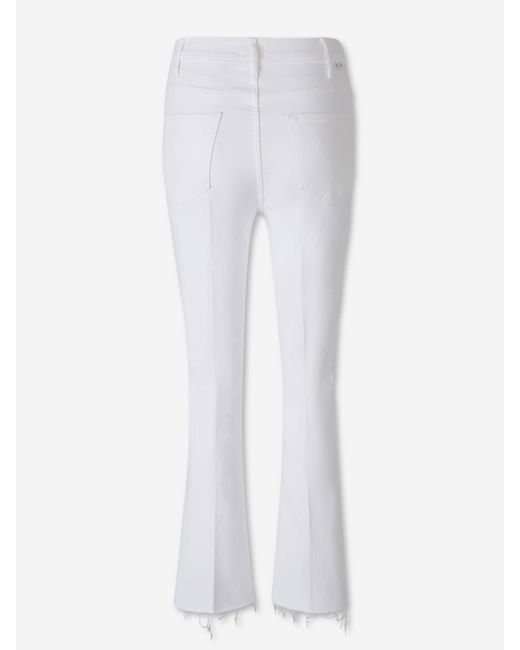 Jeans Flared Mother de color White