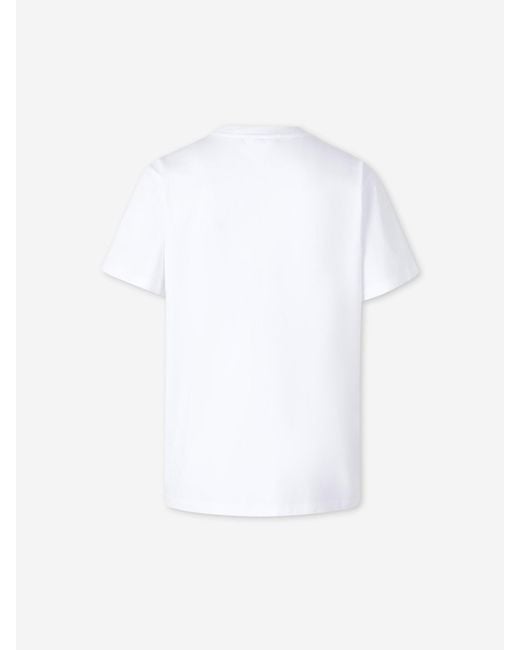 Ganni White Strawberry Short Sleeve T-Shirt