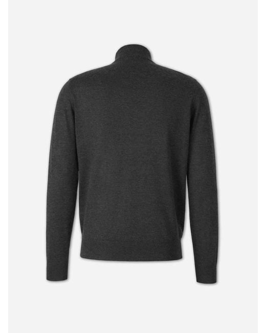 Santa Eulalia Black Thin Turtleneck Sweater for men