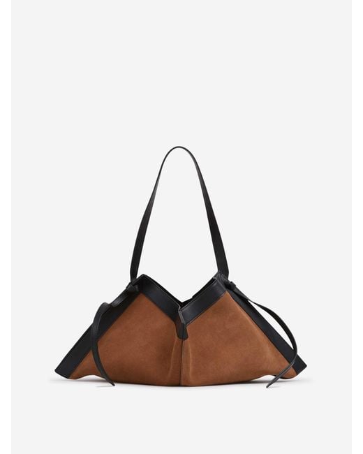 Yuzefi Brown Medium Wonton Bag