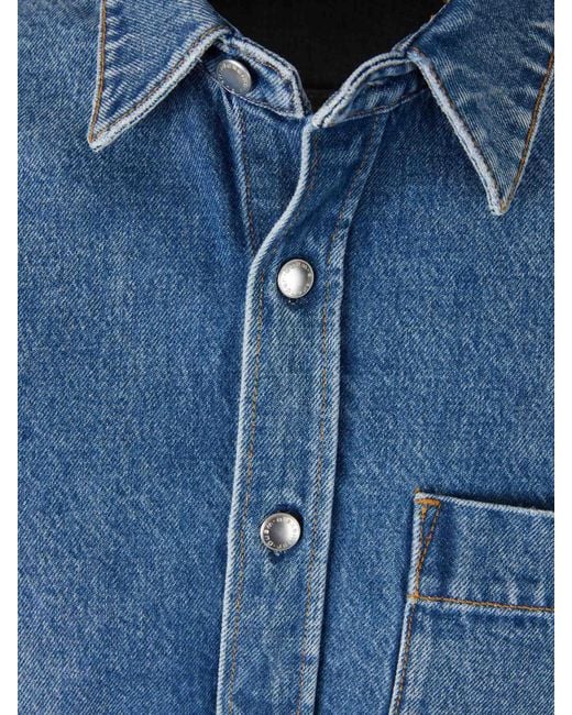Chaqueta Denim Algodón Alexander Wang de color Blue