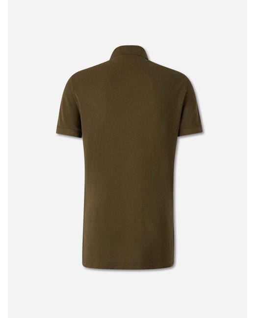 Polo Liso Tom Ford de hombre de color Green