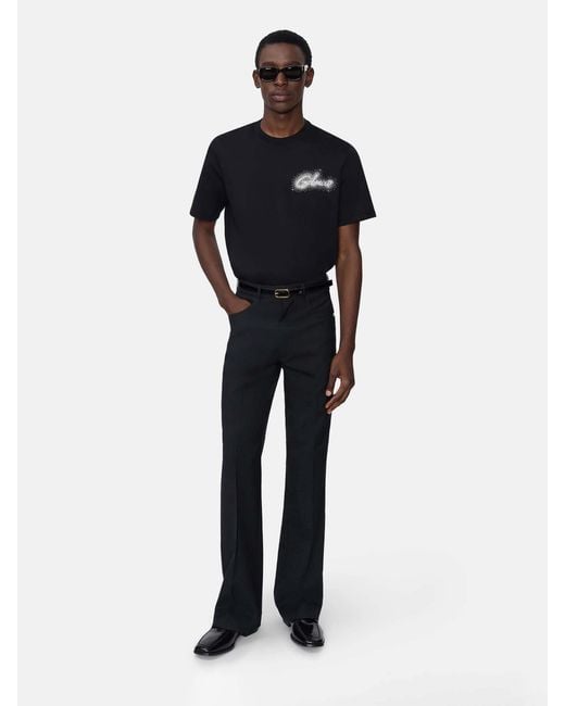 Amiri Black Crystal Script T-Shirt for men