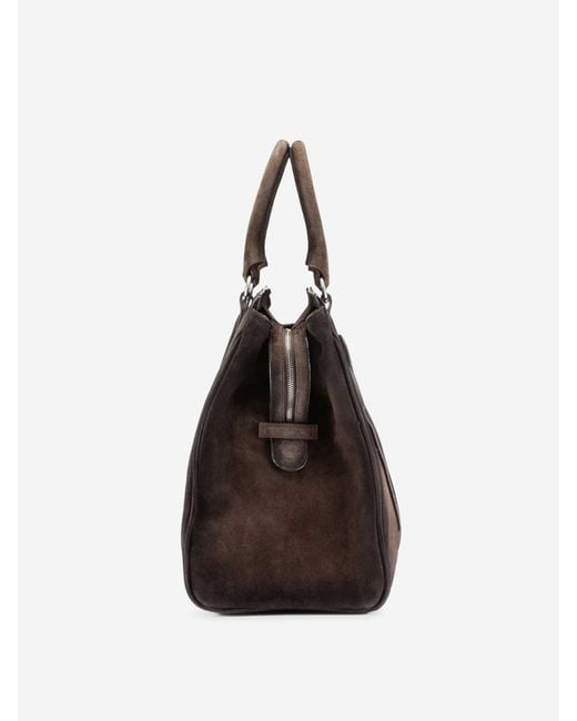 Officine Creative Brown Quentin 009 Travel Bag for men