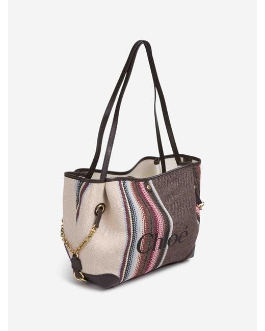 Borsa Clover Cabas di Chloé in Multicolor
