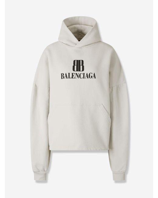 Balenciaga White Kapuzenpullover