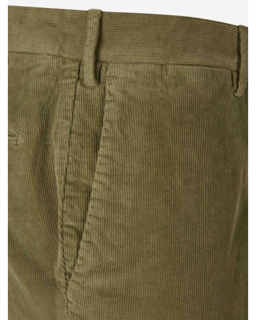 Pantalones Micropana Algodón PT Torino de hombre de color Green