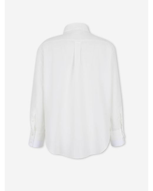 Acne White Layered Casual Shirt