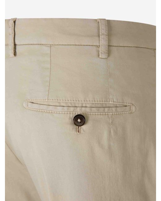 Santa Eulalia Natural Straight Chino Trousers for men