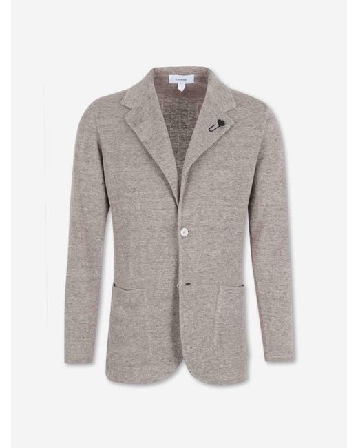 Lardini Gray Straight American Point for men