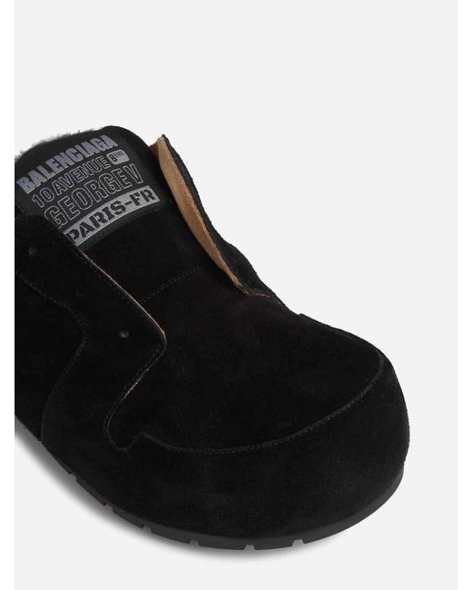 Balenciaga Black Dumbo Slip-On Mules for men